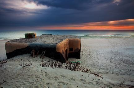 Bunker en primera línea de costa