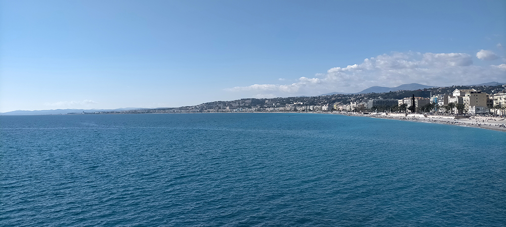 Paisaje costero de la Costa Azul
