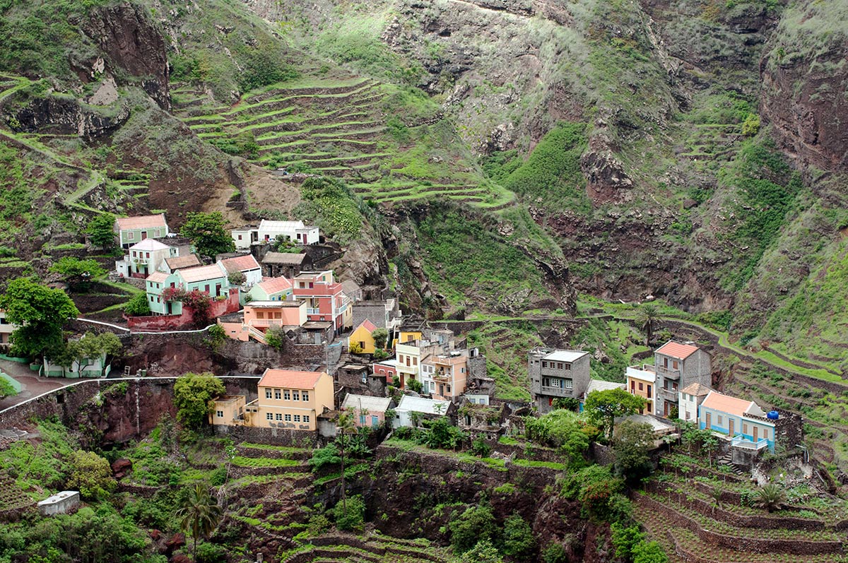 Valle de Paul en la isla de Santo Antao, Cabo Verde